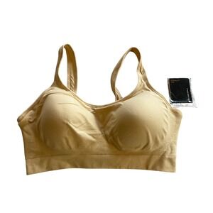 Underoutfit Comfort Shaping Bra Women XL Beige Style 457 Wireless Extender